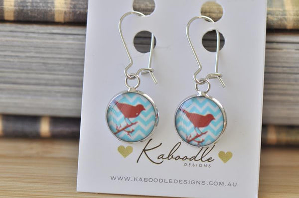 Handmade Round French Hook Drop Earrings - RFE003