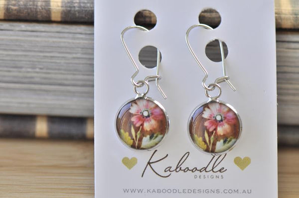 Handmade Round French Hook Drop Earrings - RFE032