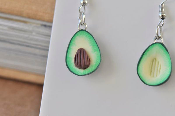 Avocado stud earrings sale