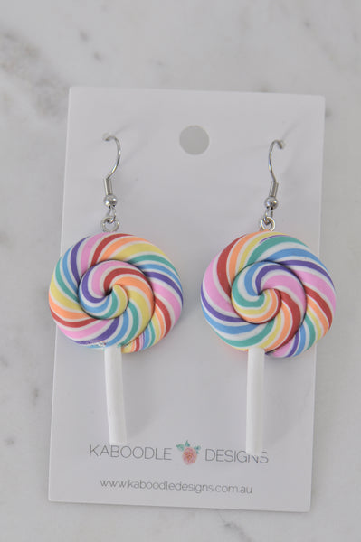 Colourful drop earrings discount