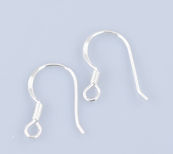 Sterling Silver Earring Hook - 1 pair