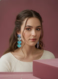 Translucent Hearts Drop Dangle Earrings