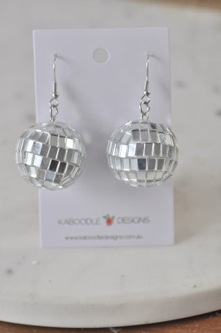 Disco Ball Retro Drop Earring