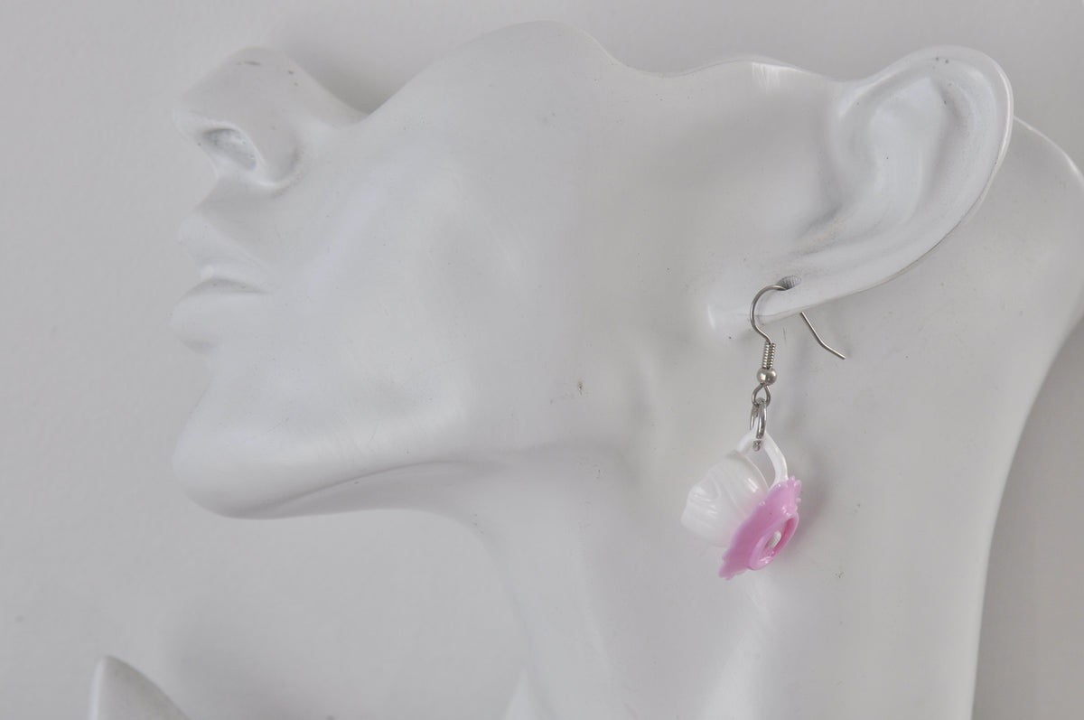 Tea Cup Novelty Fun Drop Dangle Earrings