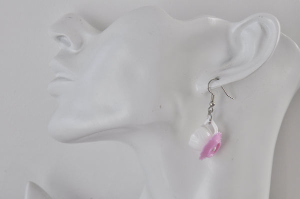 Tea Cup Novelty Fun Drop Dangle Earrings