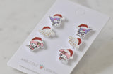 Christmas Set of 3 pairs Kawaii Cartoon Characters Xmas Drop Earrings