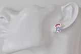 Christmas Set of 3 pairs Kawaii Cartoon Characters Xmas Drop Earrings