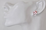 Christmas Set of 3 pairs Kawaii Cartoon Characters Xmas Drop Earrings