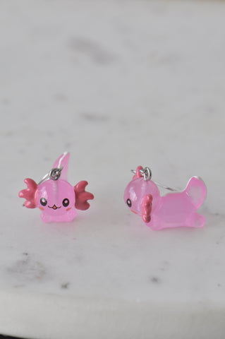 Axolotl Dangle Drop Earrings