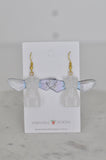 Butterfly Wings Torso Whimsical Drop Dangle Earrings
