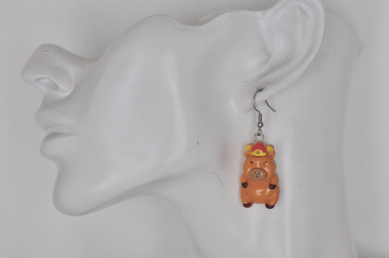 Capybara Dangle Drop Earrings