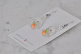 *** Bunny Rabbit Carrot Drop Dangle Earrings