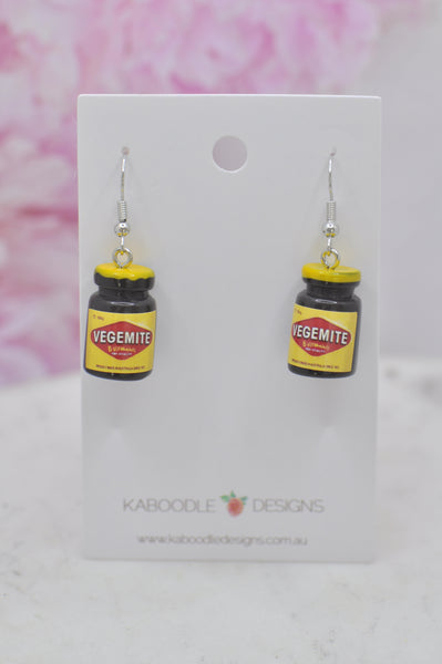 Sandwich Spread Toast Breakfast Novelty Fun Drop Dangle Earrings