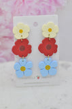 Flowers Drop Dangle Earrings