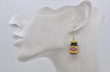 Sandwich Spread Toast Breakfast Novelty Fun Drop Dangle Earrings