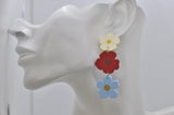 Flowers Drop Dangle Earrings