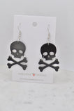 *** Acrylic Halloween Skull Drop Dangle Earrings