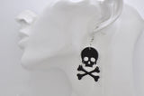 *** Acrylic Halloween Skull Drop Dangle Earrings