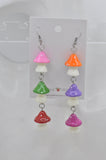 Mushroom Drop Dangle Earrings
