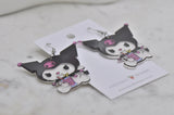 Acrylic Cartoon Rabbit Drop Dangle Earrings