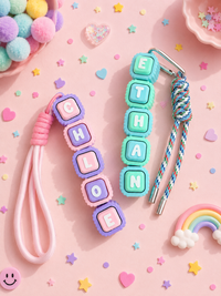 Custom Clicky Keycap Keychain - Personalise with your name or word