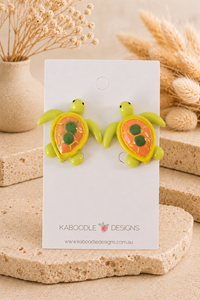 Turtle Earrings - Sea Creature Studs