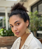 Acrylic Flower Drop Dangle Earrings