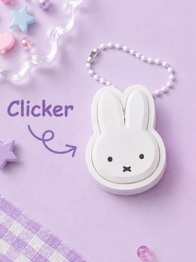 Miffy Clicker Keycap Keychain - Fidget Clicky