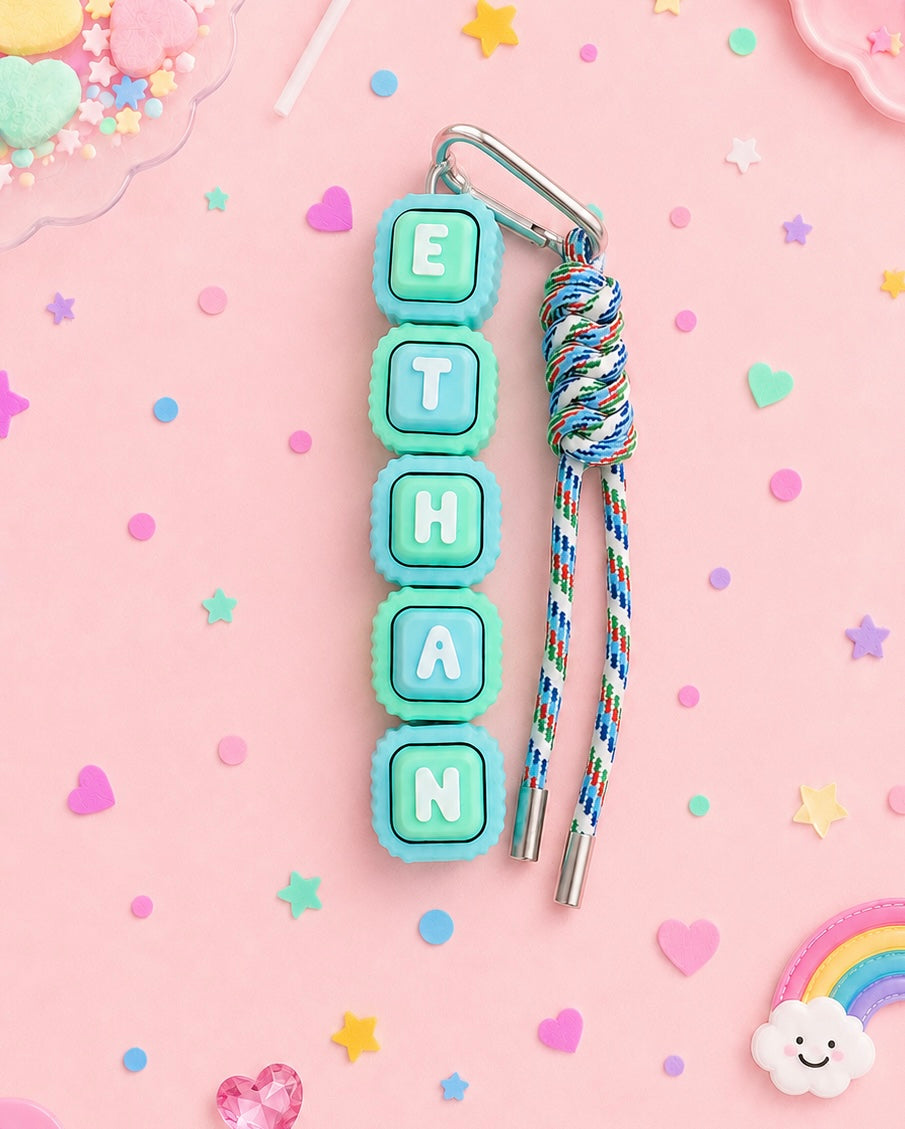 Custom Clicky Keycap Keychain - Personalise with your name or word