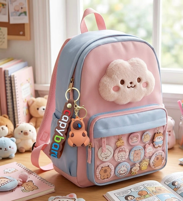 Capybara Runny Nose Keychain Keyring