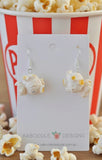 Popcorn Movies Streaming Snack Food Novelty Fun Drop Dangle Earrings
