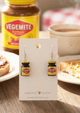 Sandwich Spread Toast Breakfast Novelty Fun Drop Dangle Earrings