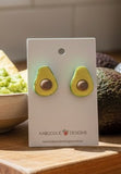 Miniature Food Avocado Stud Earrings