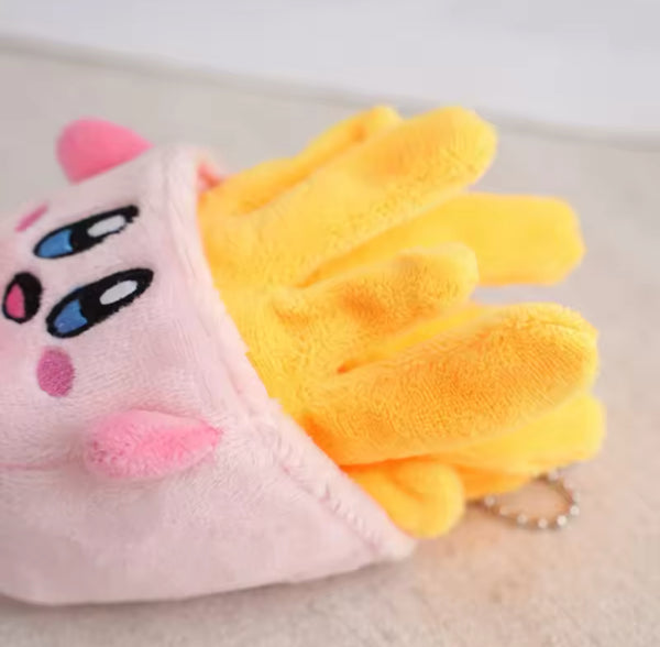 Fast Food Chips French Fries Food Plush Keychain Keyring