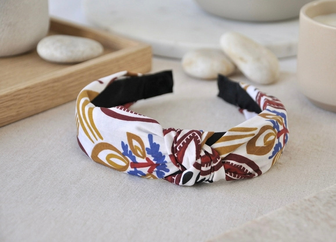 Fabric Knotted Headband - Boho