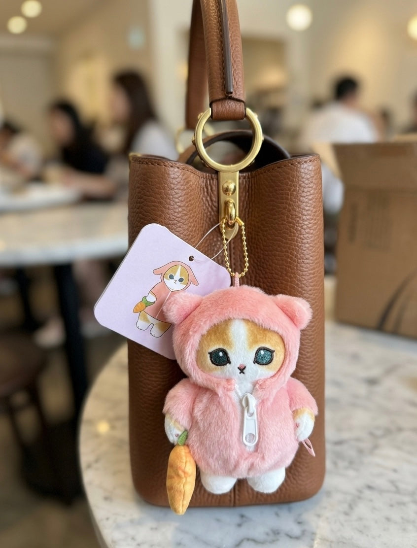 Mofusand Cat Rabbit Plush Keychain Keyring