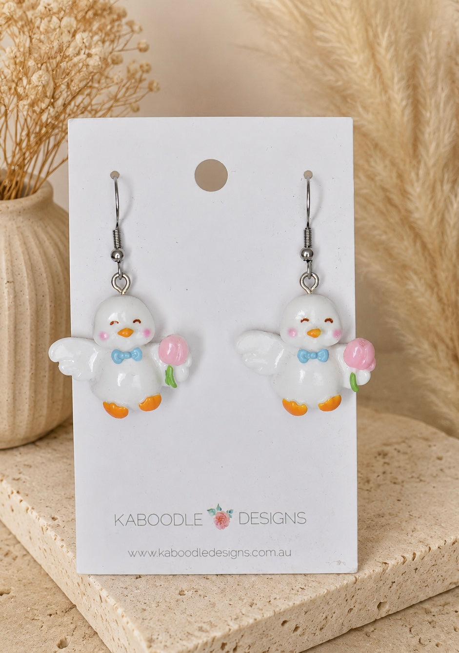 Duck Earrings - Dangle Drops