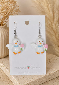 Duck Earrings - Dangle Drops