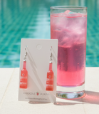 Vodka Cruiser Raspberry Alcohol Spirit Shots Drinking Drink Novelty Drop Dangle Earrings