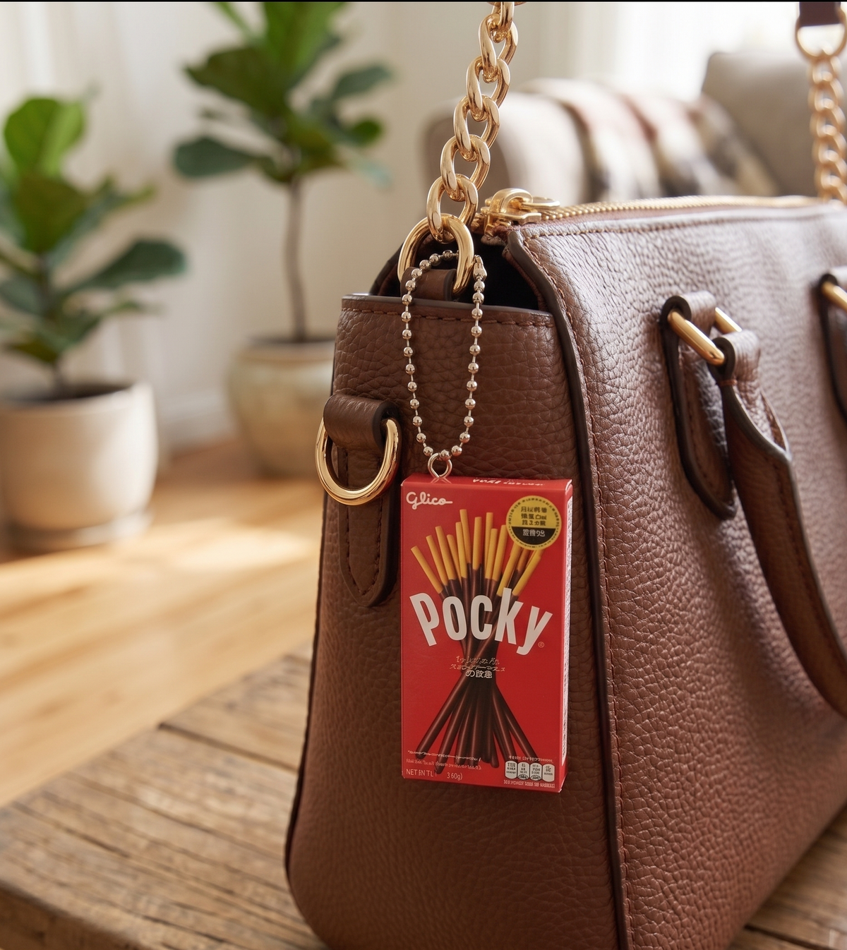 Japanese Biscuit Snack Pocky Keychain Keyring