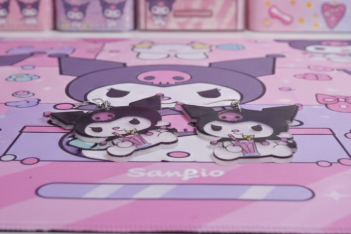 Acrylic Cartoon Rabbit Drop Dangle Earrings