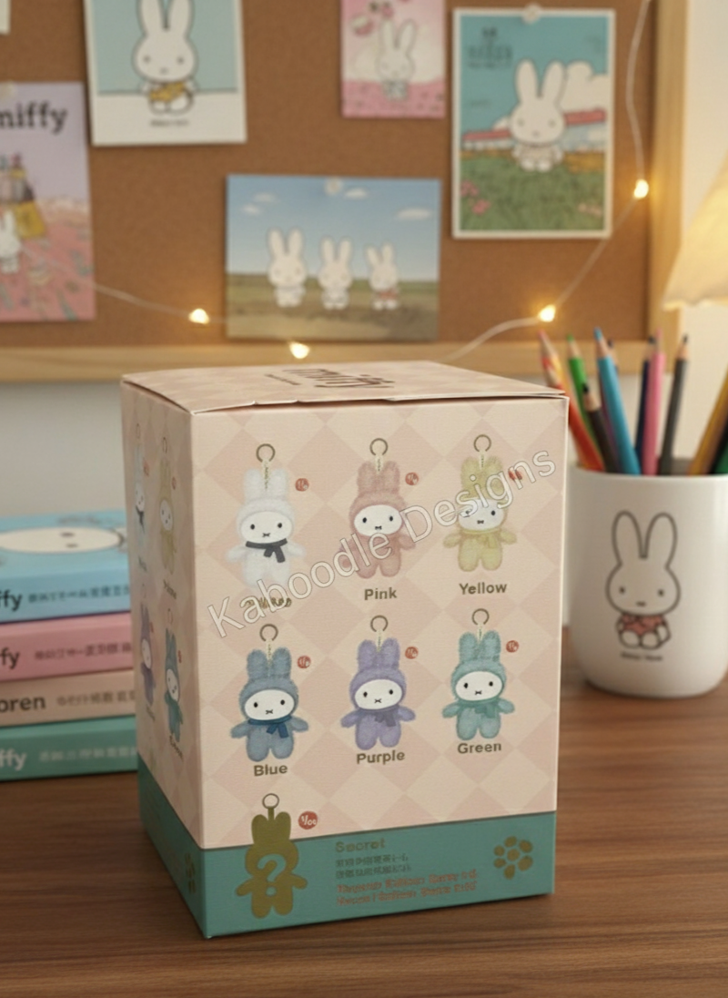 Cute Genuine Miffy Plush Keychain Mystery Blind Box