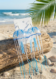 Novelty Jelly fish Jellyfish Dangle Earrings - Blue