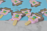 Bubble O Bill Polymer Clay Ice Cream Drop Earrings