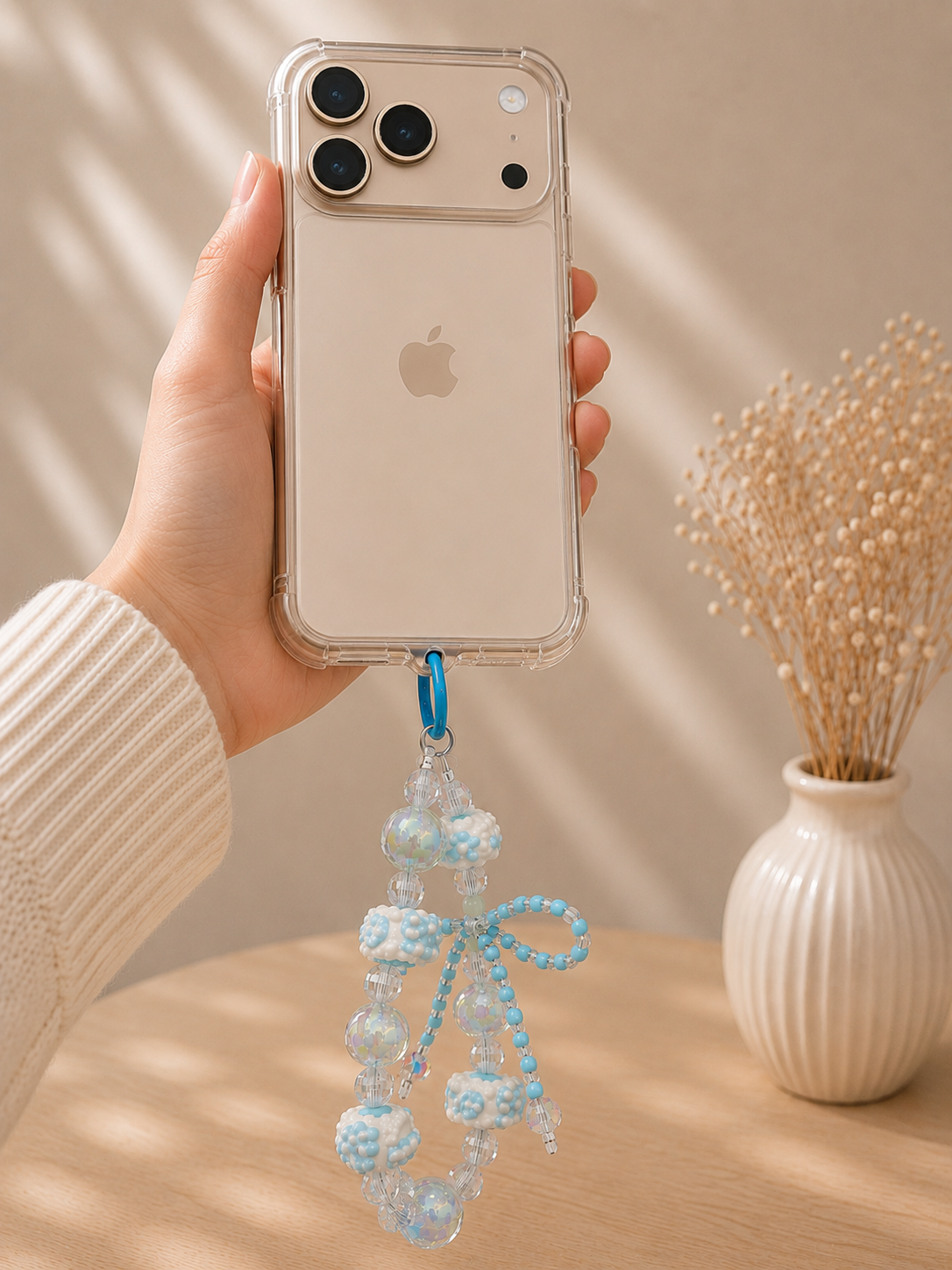 Beaded Phone Charm