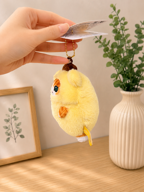 Mofusand Cat Pudding Plush Keychain Keyring