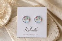Handmade Artwork Stud Earrings