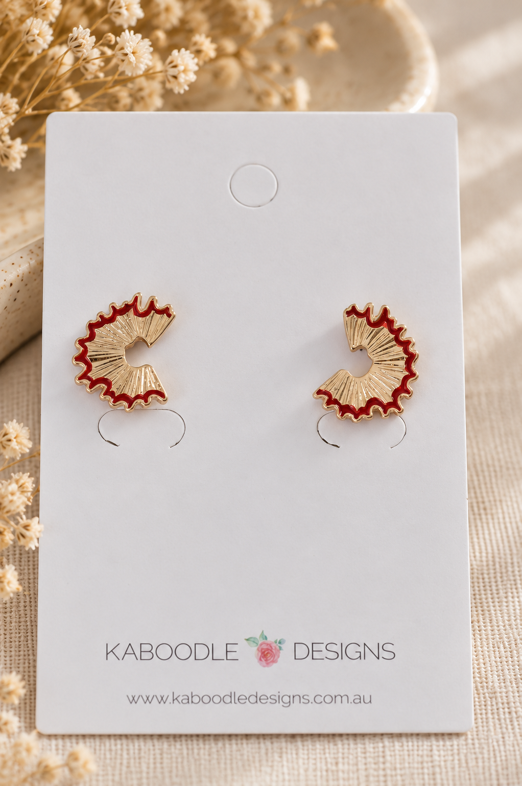Pencil Shavings Stud Earrings - Teacher Design