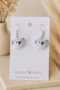 Koala Earrings - Aussie Australian Animal Drops