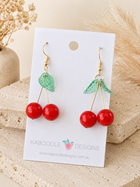 Cherry Earrings - Fun Dangle Drops
